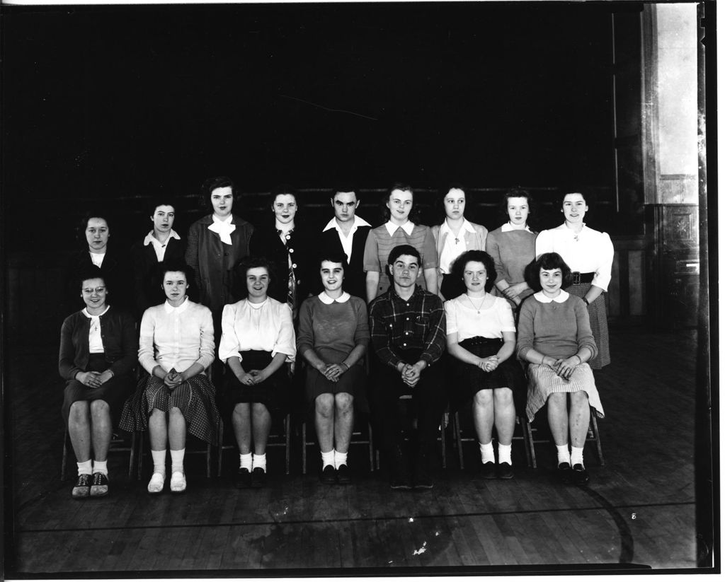 Miniature of School Groups - Unidentified