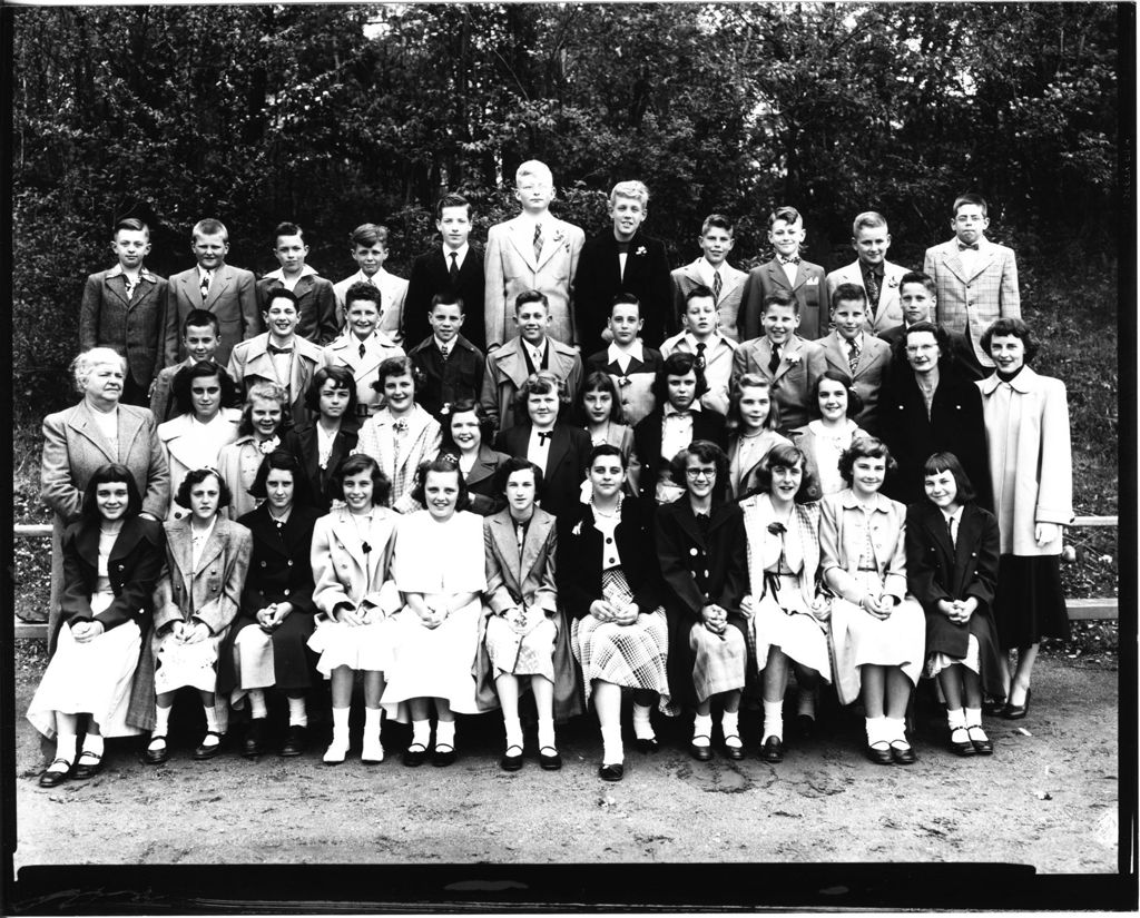 Miniature of School Groups - Unidentified