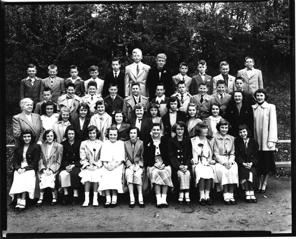 Miniature of School Groups - Unidentified