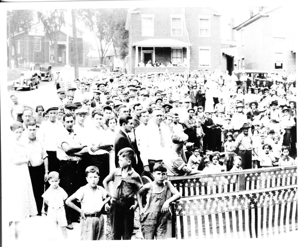 Miniature of Winooski, VT - American Woolen Mills Flag Raising