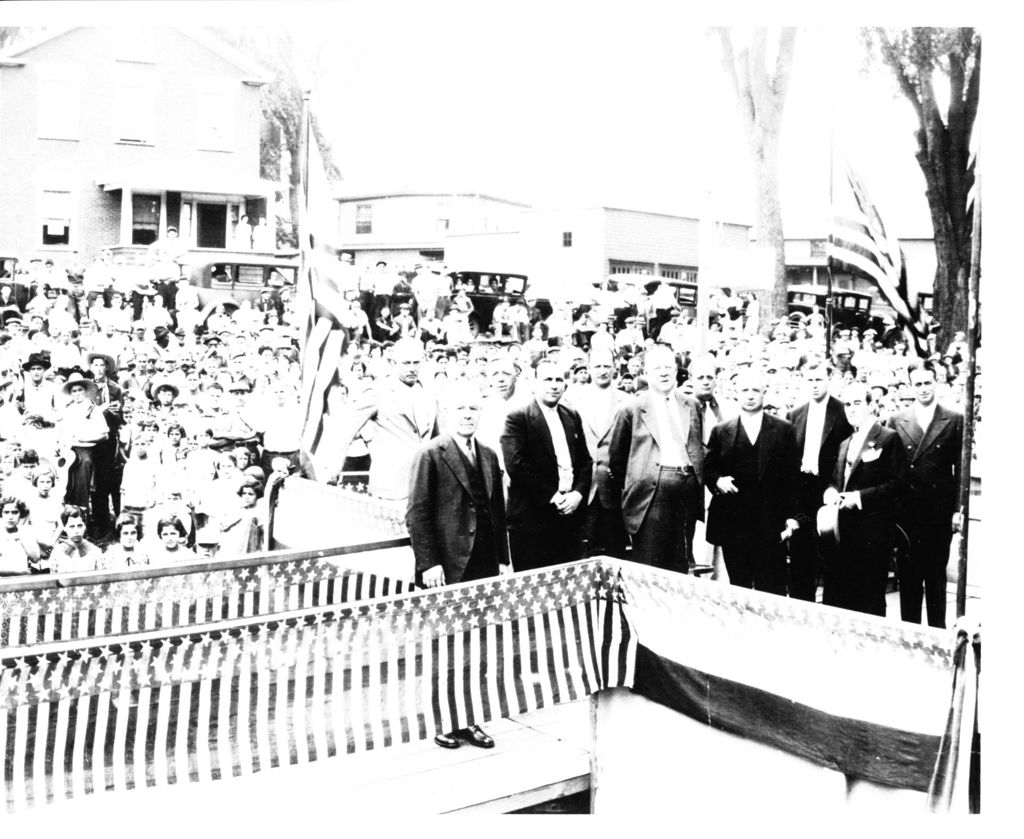 Miniature of Winooski, VT - American Woolen Mills Flag Raising