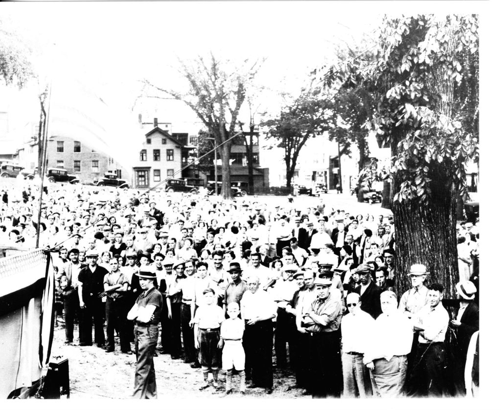 Miniature of Winooski, VT - American Woolen Mills Flag Raising