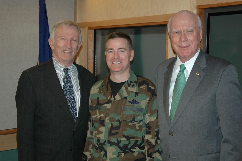 Miniature of Portrait of Patrick Leahy, James Jeffords and Michael Dubie