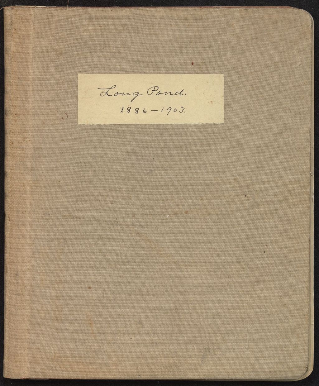 Miniature of Long Pond: A History and a Diary - Westmore, VT, 1886-1903