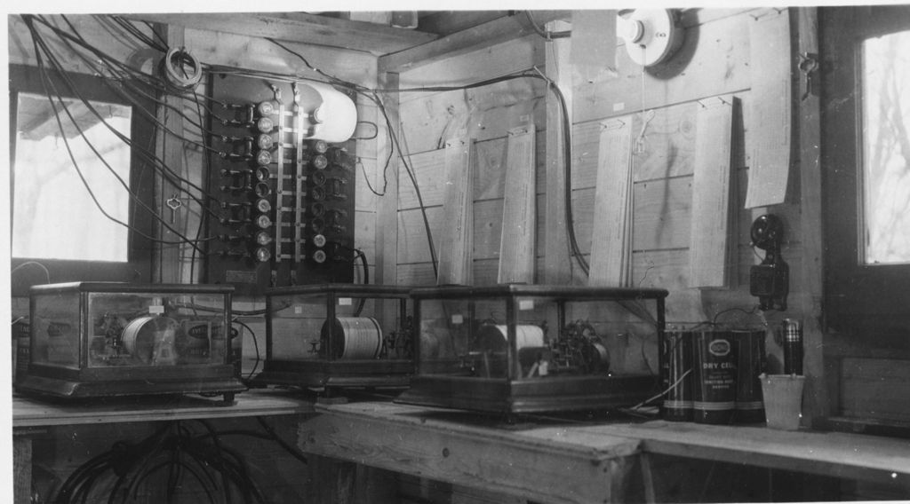 Miniature of Instrumentation inside research shed