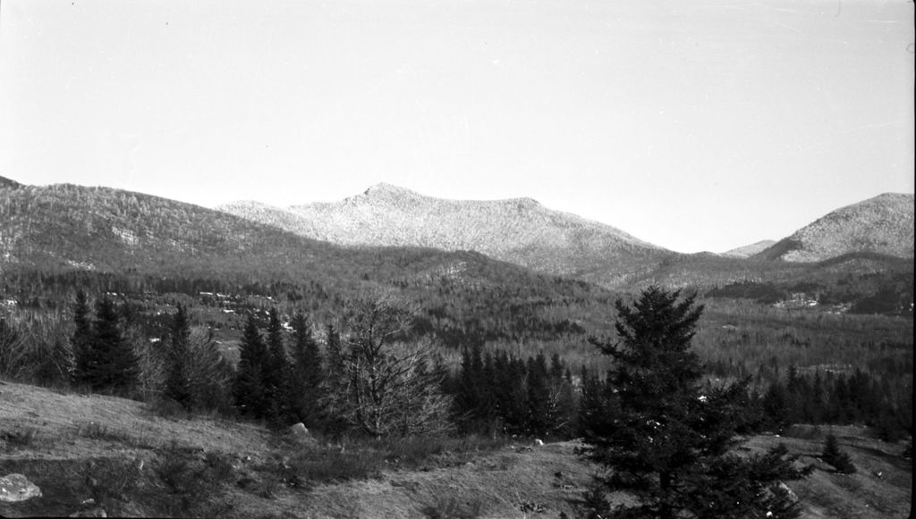 Miniature of View of Green Mountains from Proctor Maple Research Center property