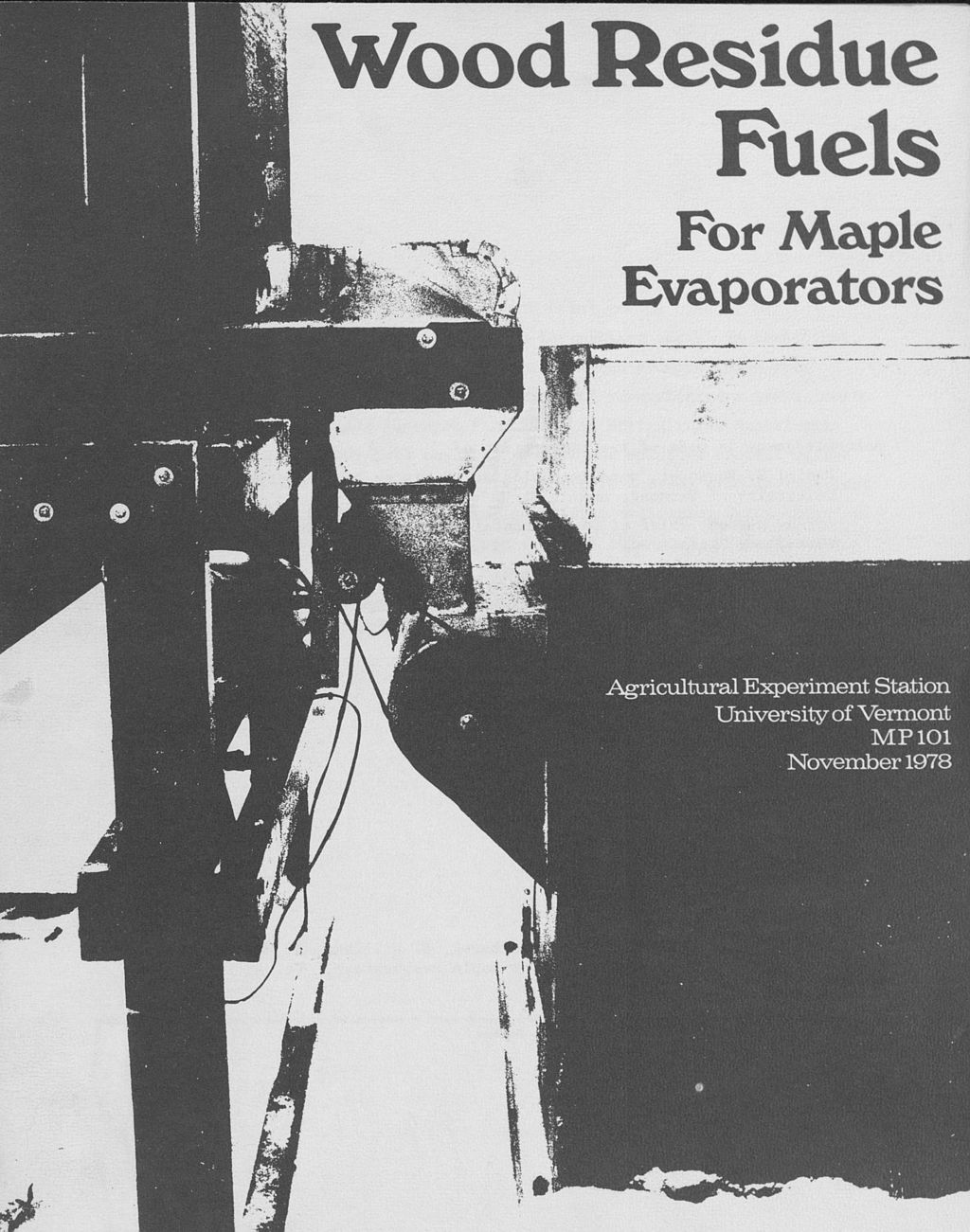 Miniature of Wood residue fuels for maple evaporators