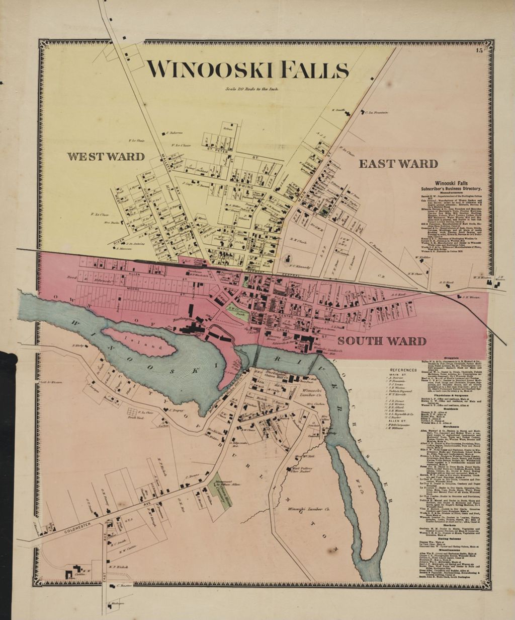 Miniature of Winooski Falls