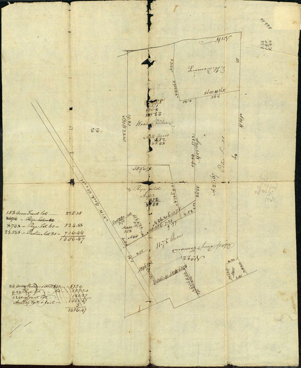 Miniature of Burlington: Col. Pearl's home farm, undated