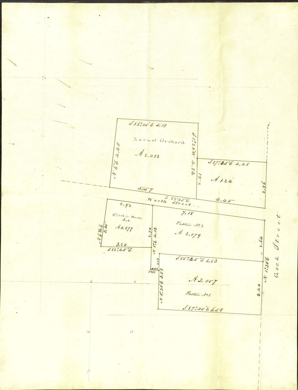 Miniature of Burlington: Unidentified property on Goch Street, undated