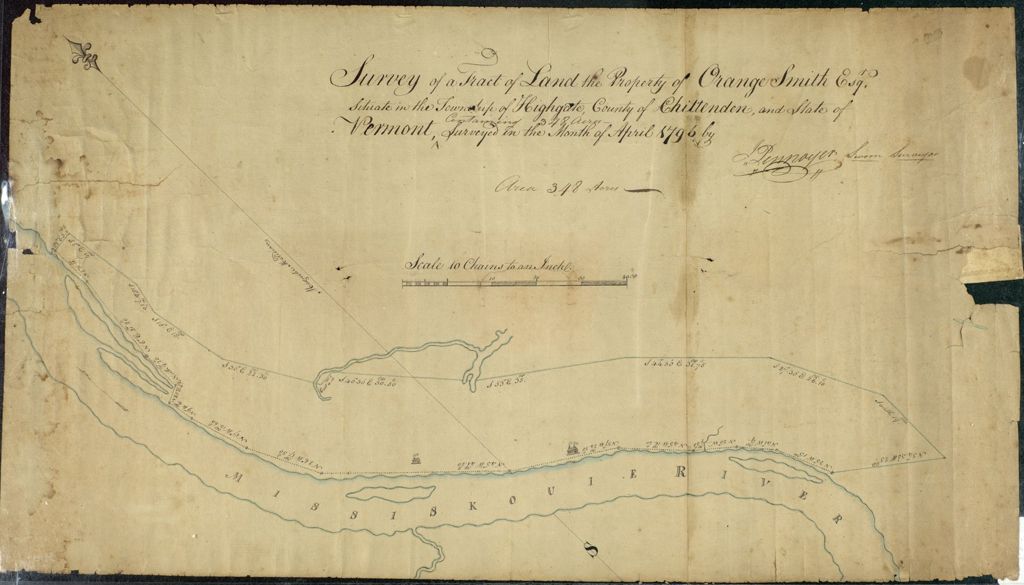 Miniature of Highgate Property of Orange Smith, April 1796