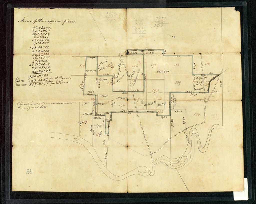 Miniature of Colchester mill lots, undated