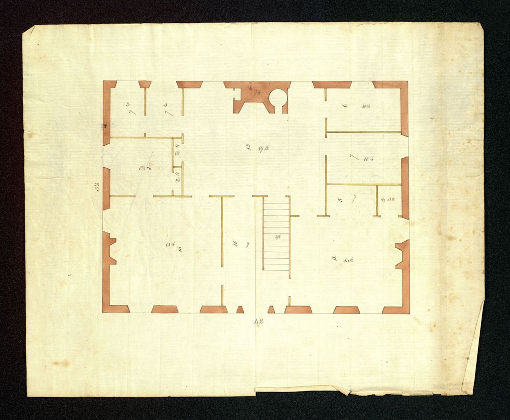 Miniature of Unidentified house plan, undated