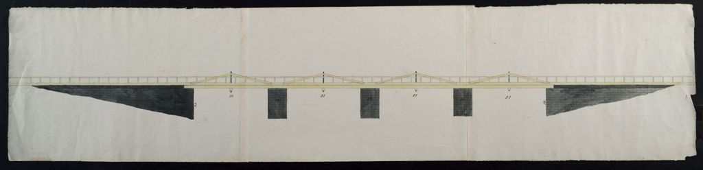 Miniature of Unidentified bridge plan, undated