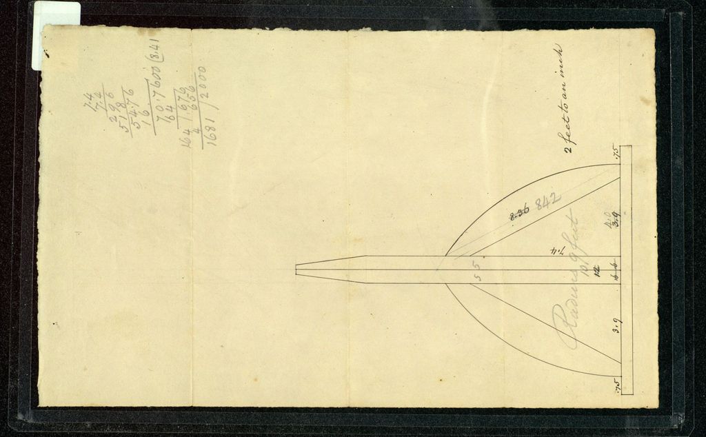 Miniature of Plan for Old Mill building, University of Vermont, Burlington, 1820s