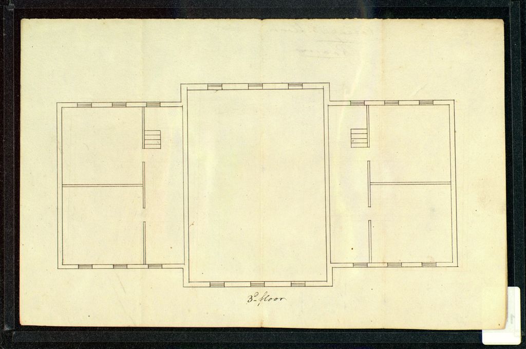 Miniature of Plan for Old Mill building, University of Vermont, Burlington, 1820s