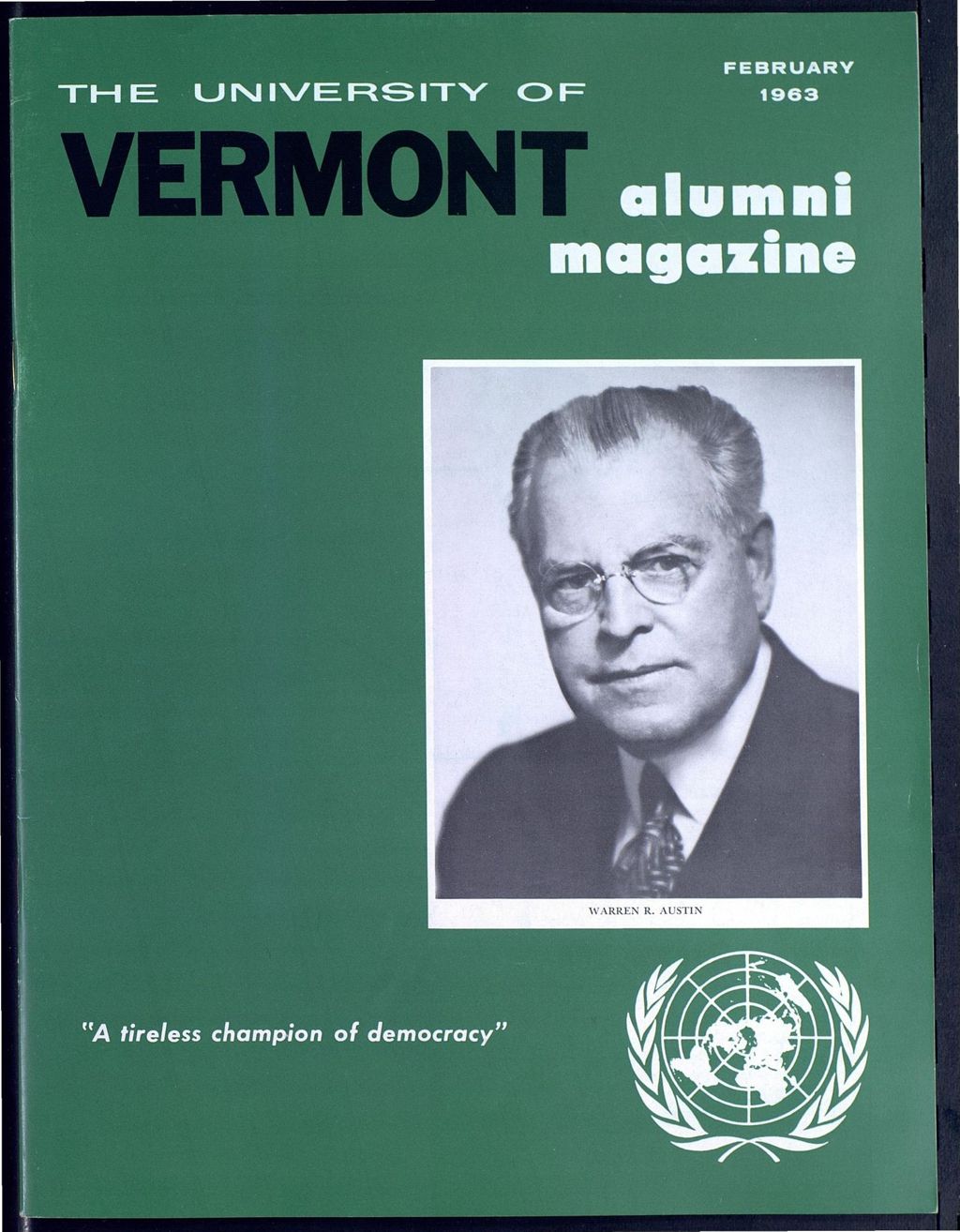 Miniature of The University of Vermont Alumni Magazine vol. 43 no. 03