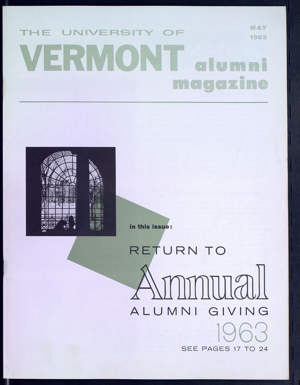 Miniature of The University of Vermont Alumni Magazine vol. 43 no. 04