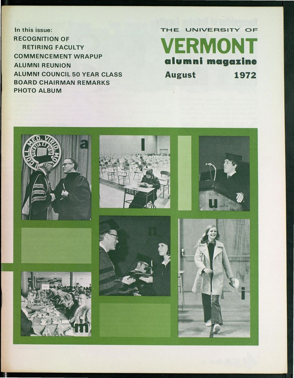 Miniature of The University of Vermont Alumni Magazine vol. 53 no. 01