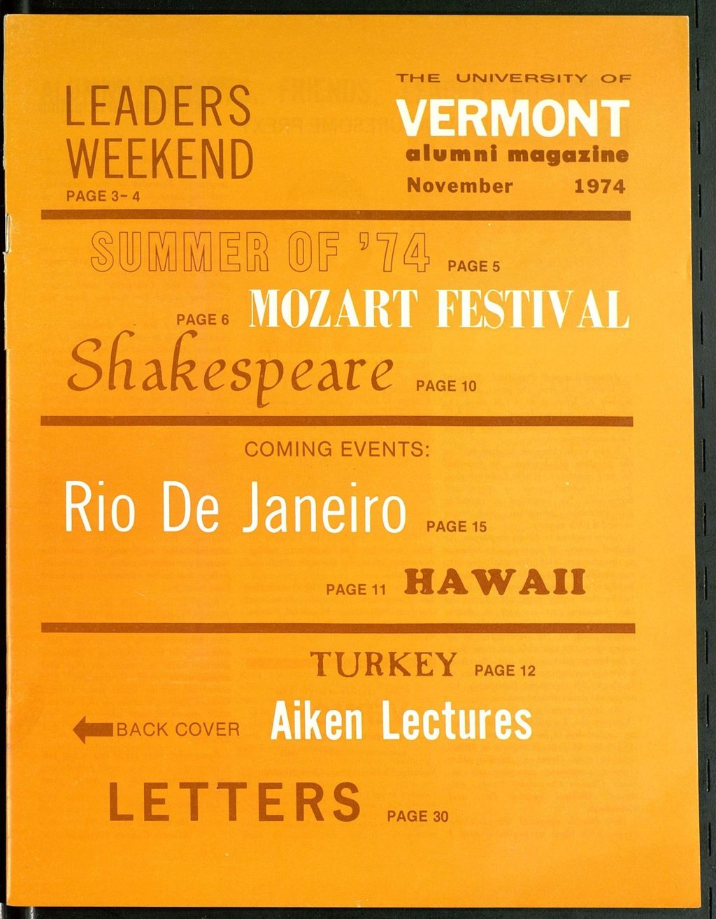 Miniature of The University of Vermont Alumni Magazine vol. 55 no. 02