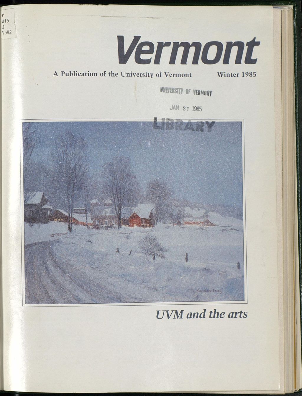 Miniature of Vermont 1985 Winter