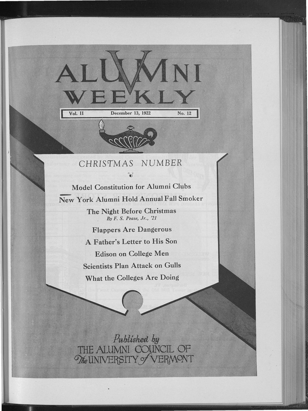 Miniature of Vermont Alumni Weekly vol. 02 no. 12