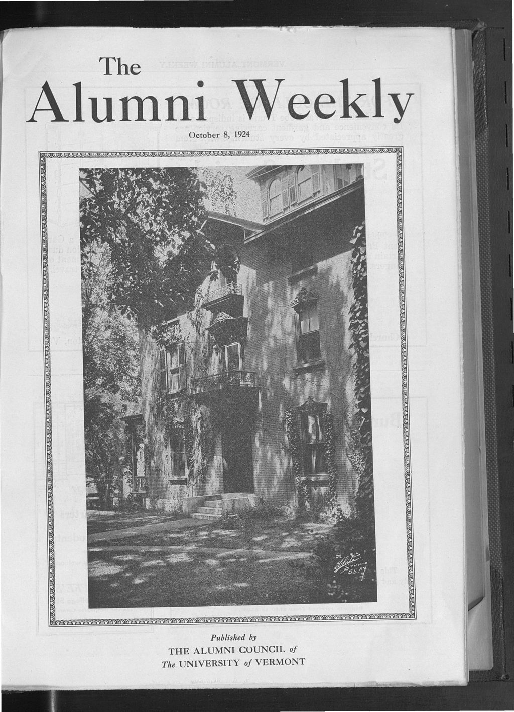 Miniature of Vermont Alumni Weekly vol. 04 no. 01