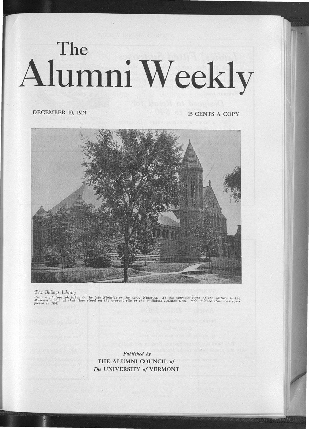 Miniature of Vermont Alumni Weekly vol. 04 no. 10