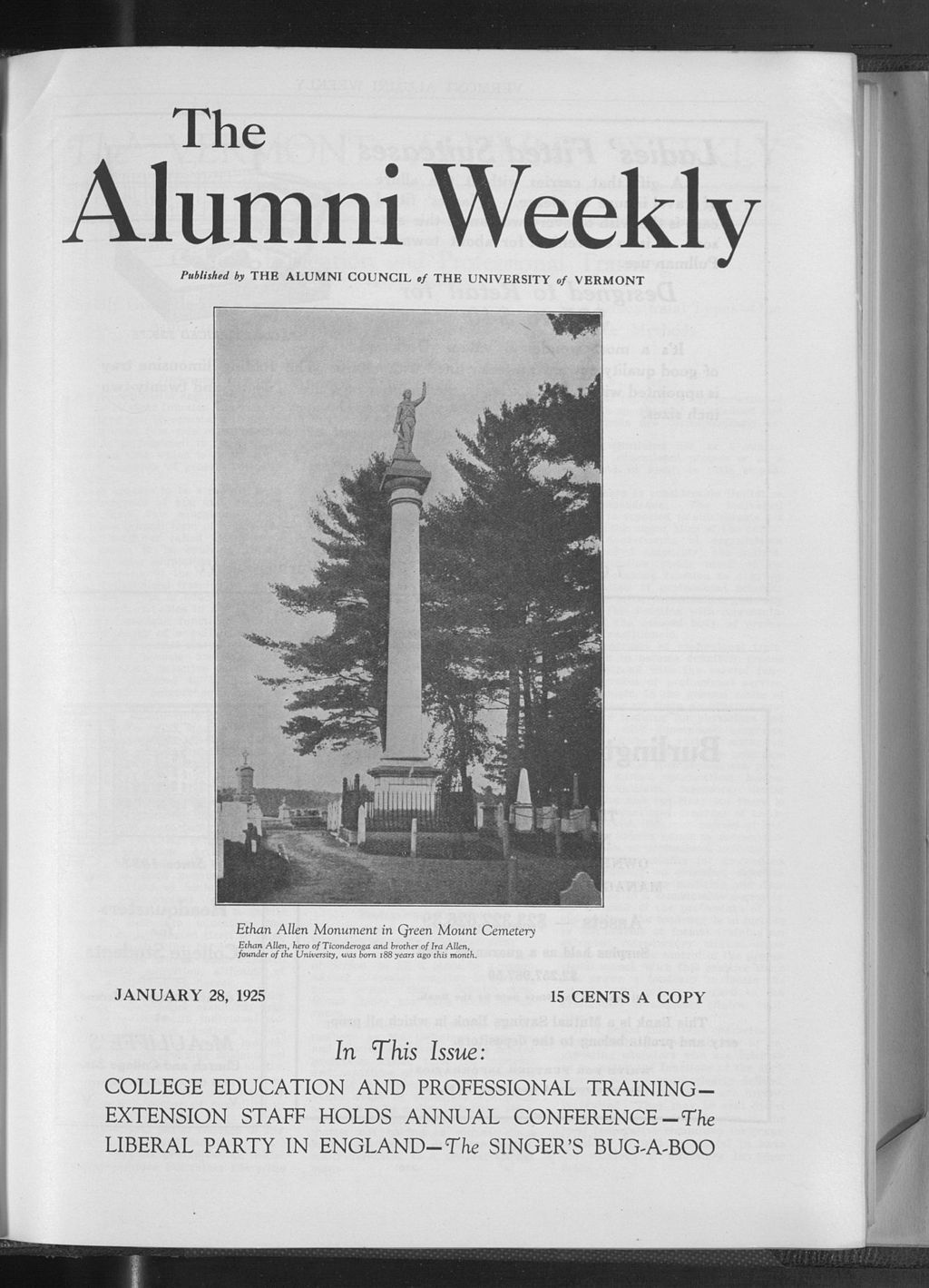 Miniature of Vermont Alumni Weekly vol. 04 no. 14