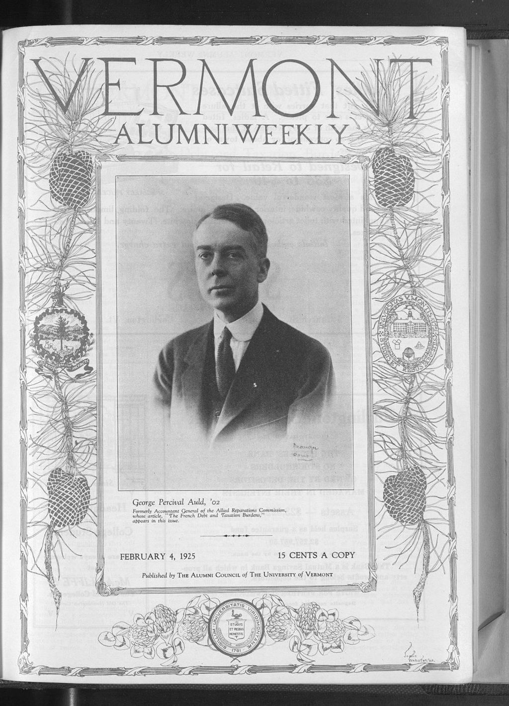 Miniature of Vermont Alumni Weekly vol. 04 no. 15