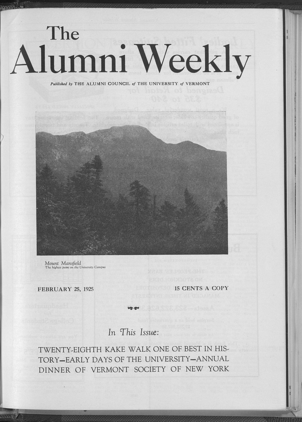 Miniature of Vermont Alumni Weekly vol. 04 no. 18