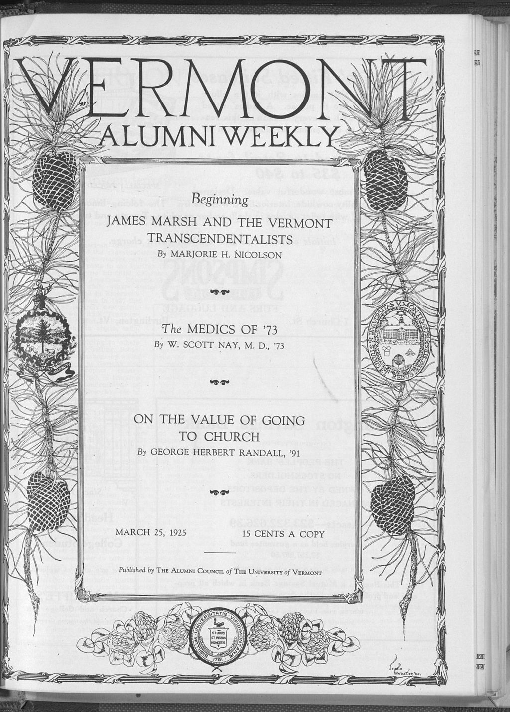 Miniature of Vermont Alumni Weekly vol. 04 no. 22