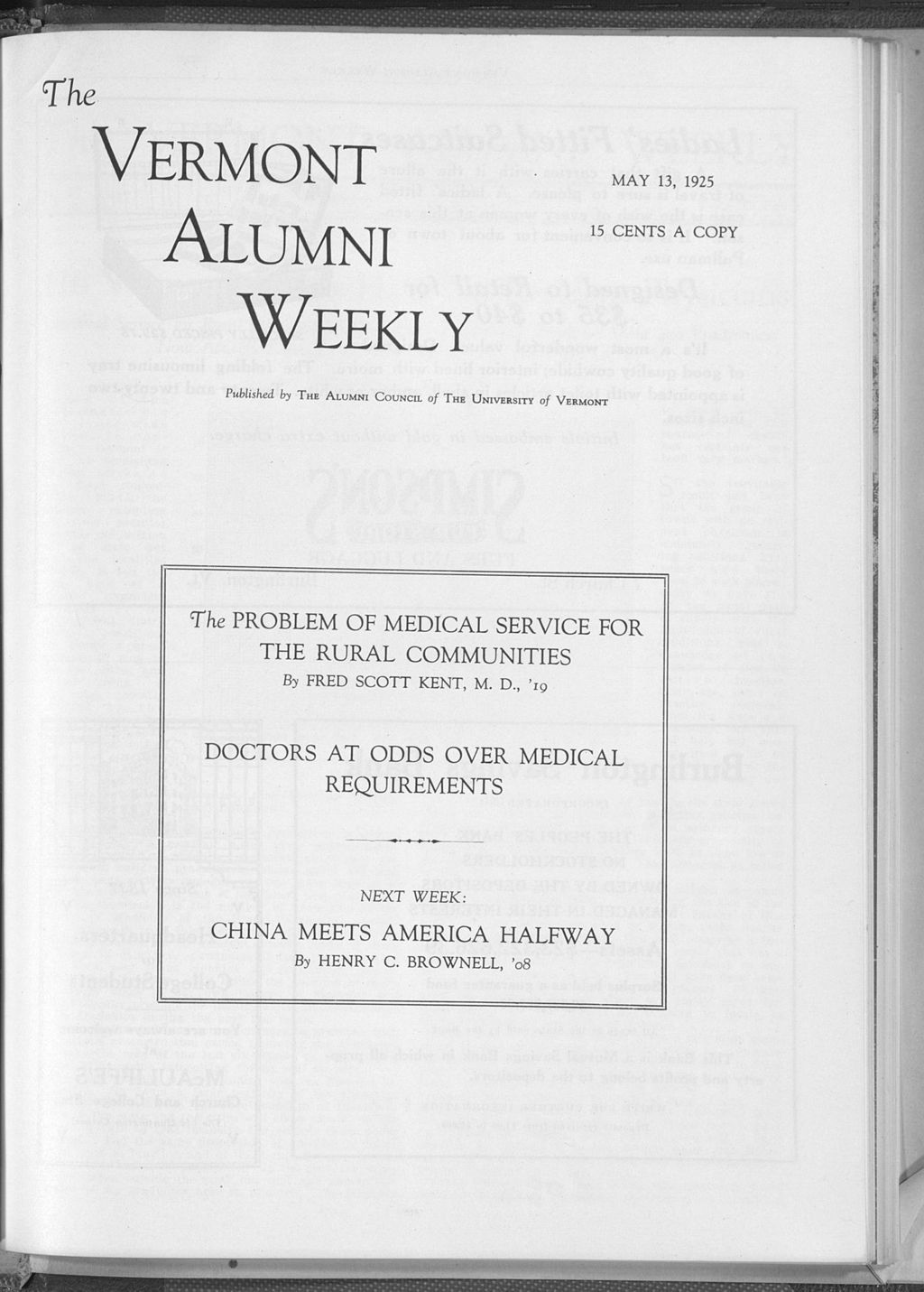 Miniature of Vermont Alumni Weekly vol. 04 no. 28