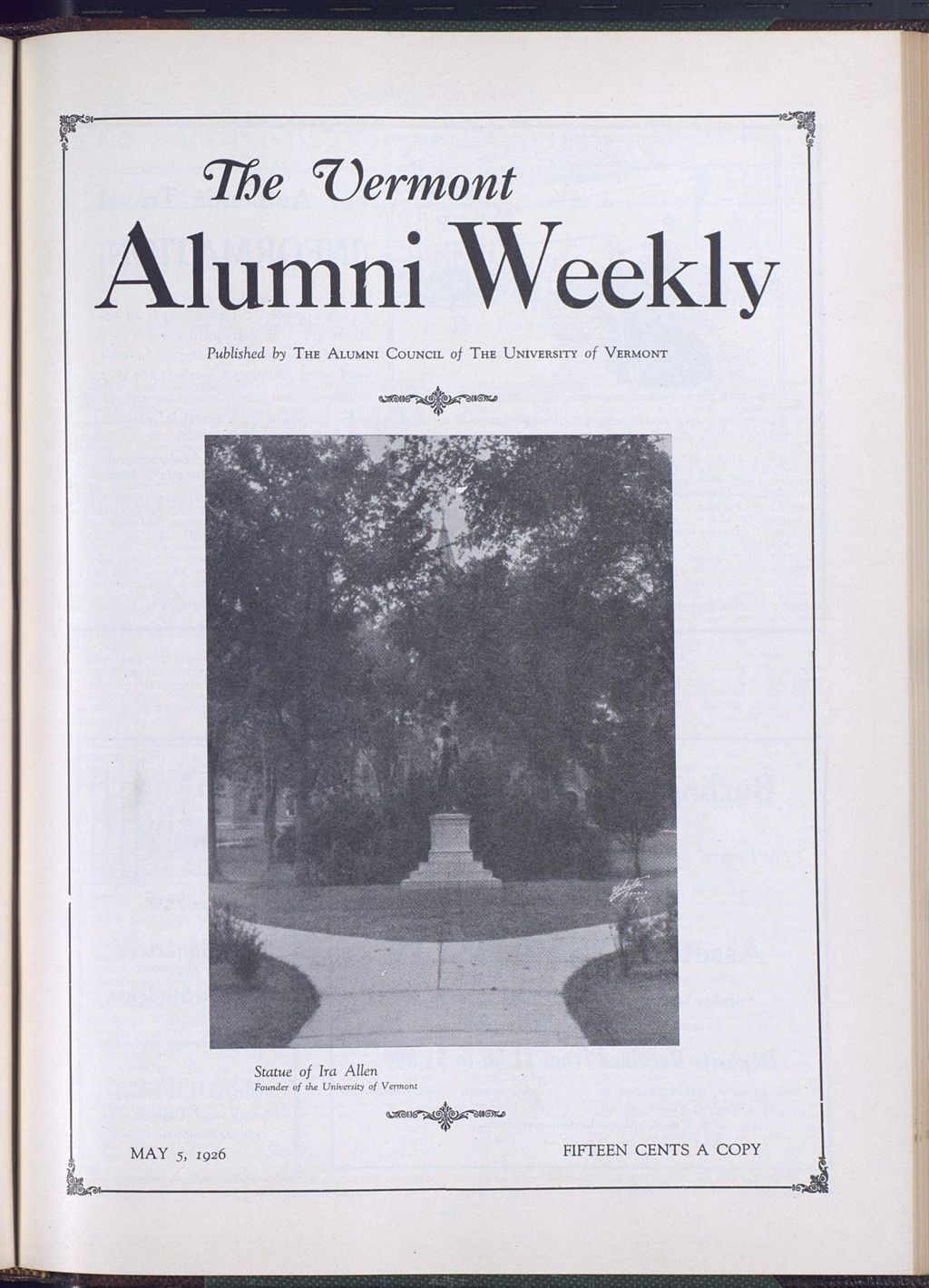 Miniature of Vermont Alumni Weekly vol. 05 no. 27