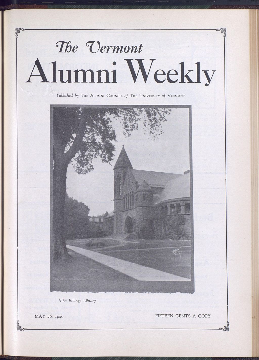 Miniature of Vermont Alumni Weekly vol. 05 no. 30