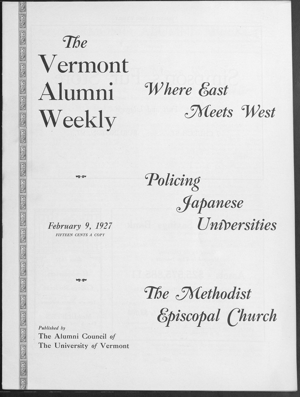 Miniature of Vermont Alumni Weekly vol. 06 no. 16