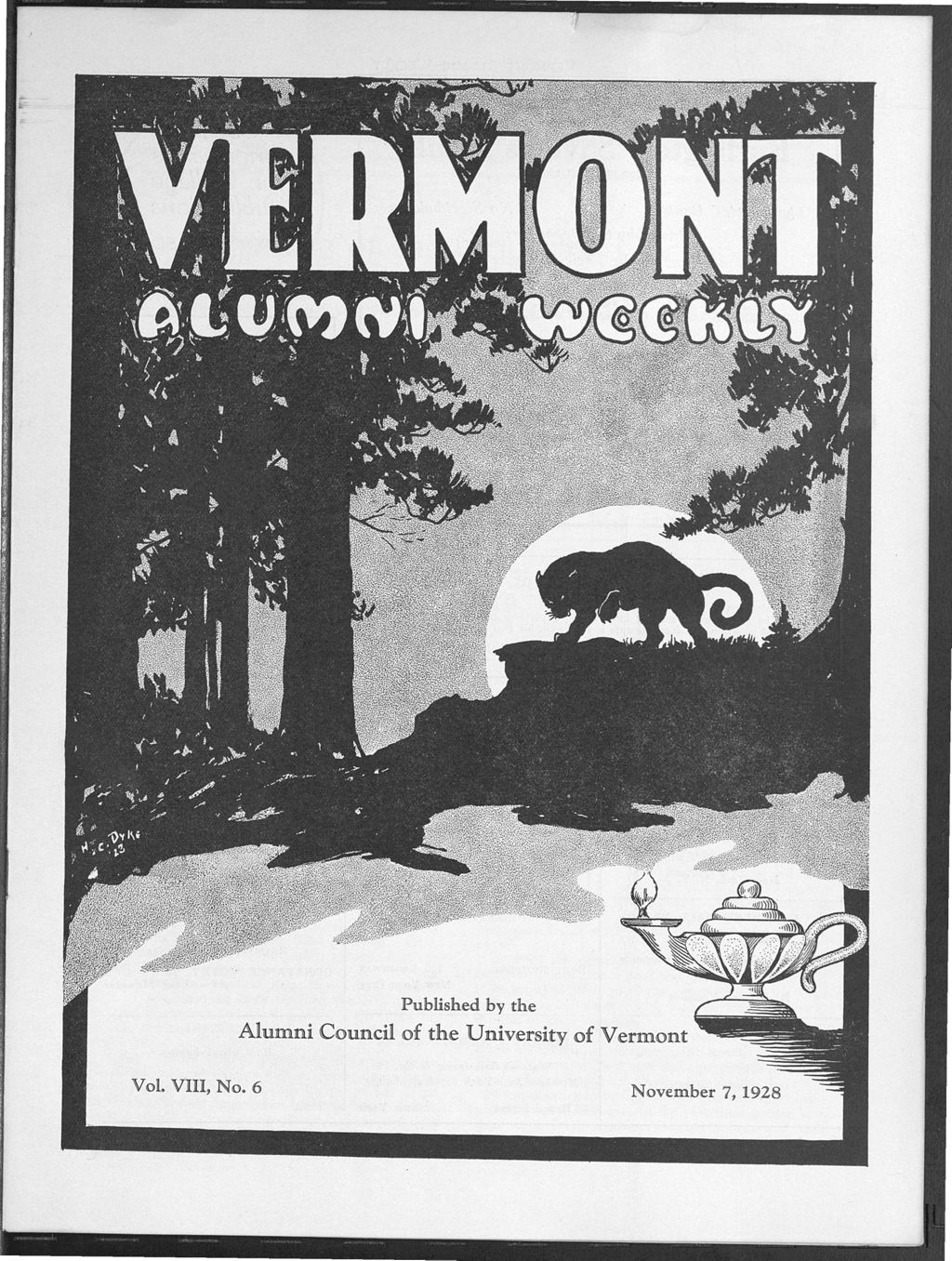 Miniature of Vermont Alumni Weekly vol. 08 no. 06