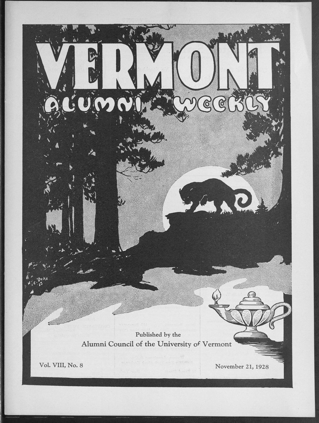 Miniature of Vermont Alumni Weekly vol. 08 no. 08