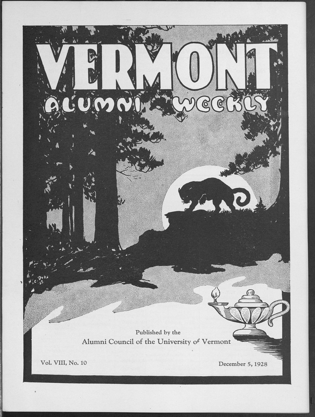 Miniature of Vermont Alumni Weekly vol. 08 no. 10