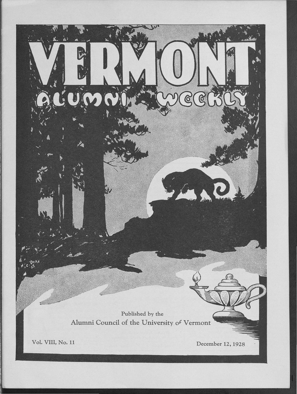 Miniature of Vermont Alumni Weekly vol. 08 no. 11