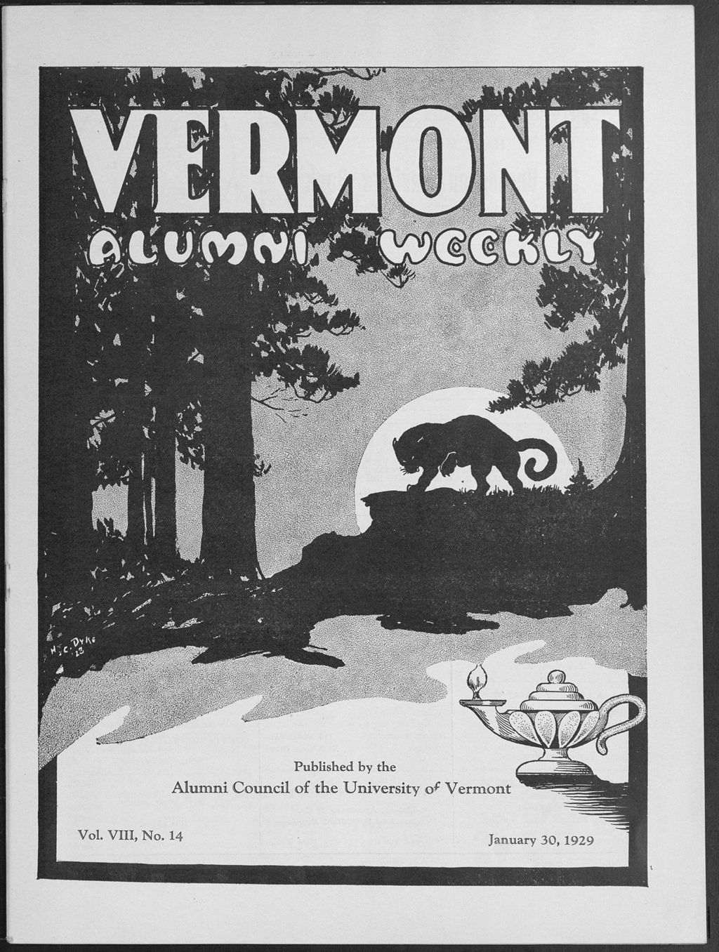 Miniature of Vermont Alumni Weekly vol. 08 no. 14