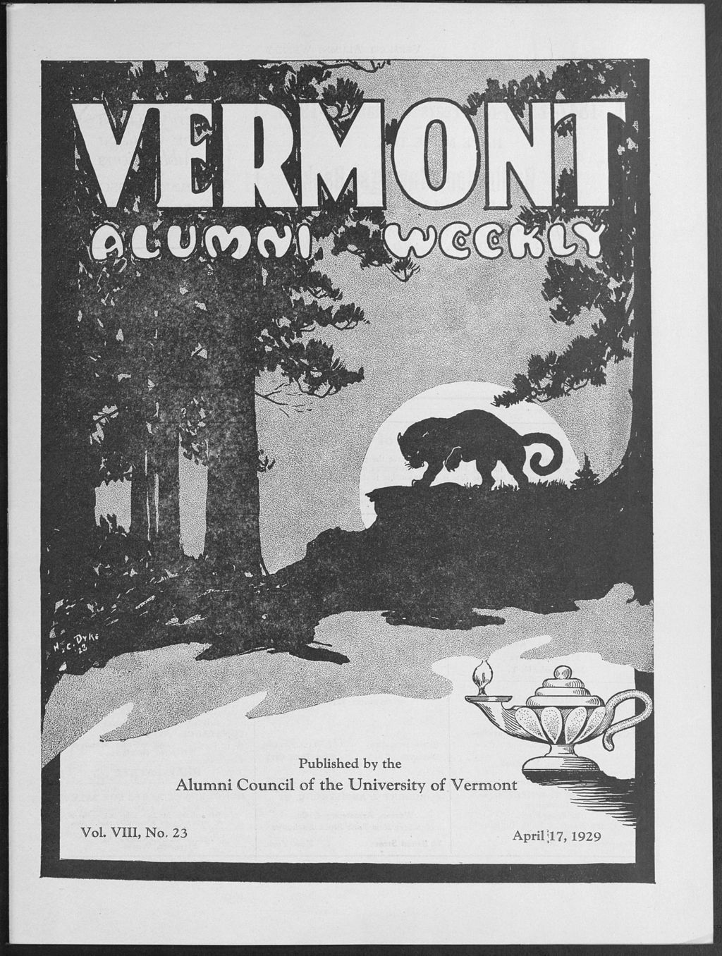 Miniature of Vermont Alumni Weekly vol. 08 no. 23