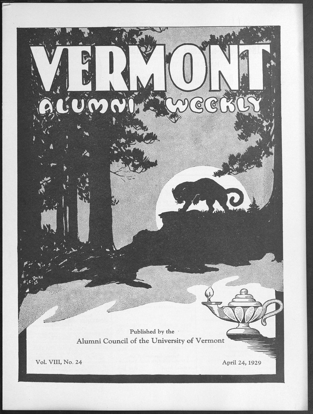 Miniature of Vermont Alumni Weekly vol. 08 no. 24