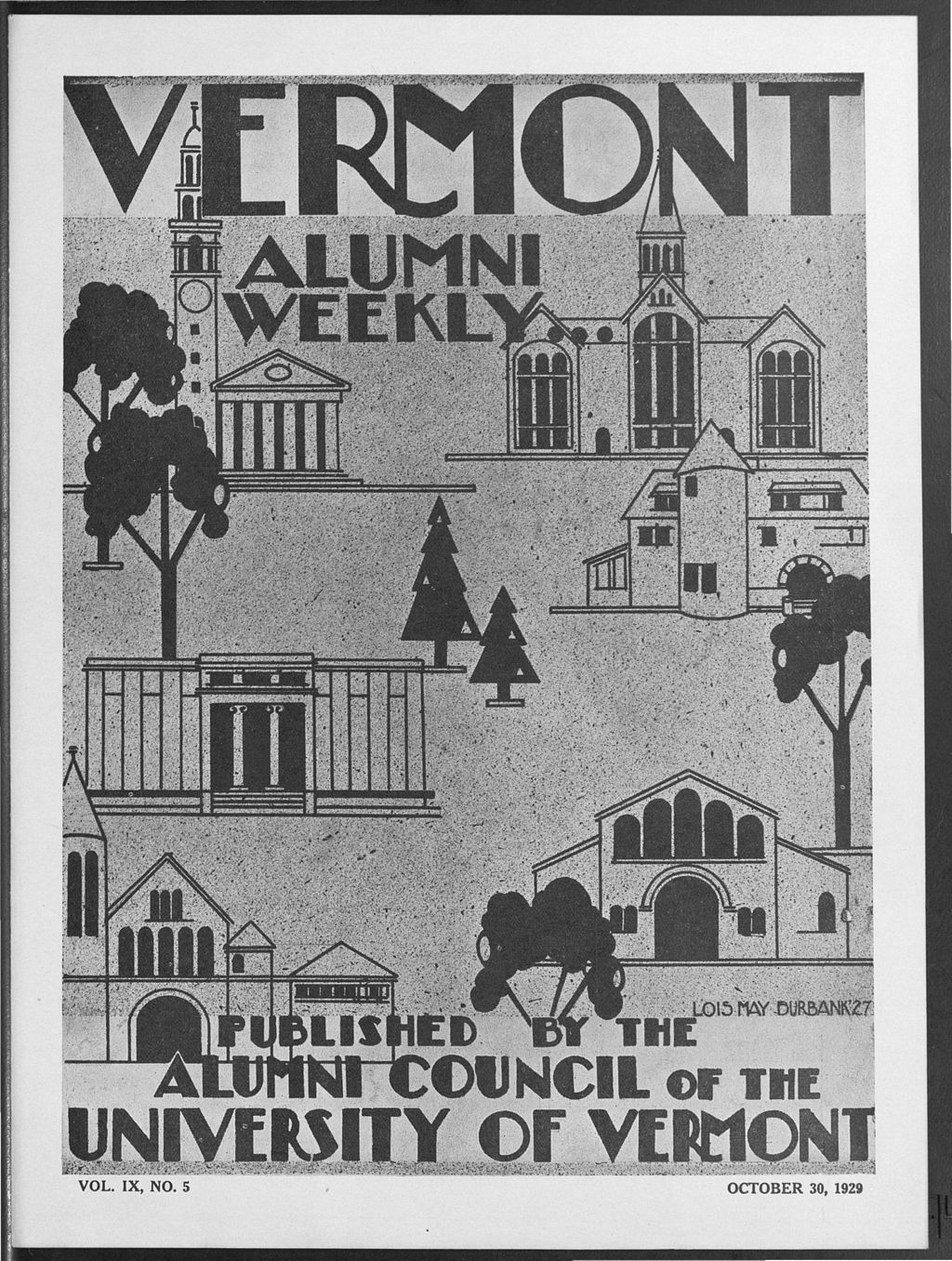 Miniature of Vermont Alumni Weekly vol. 09 no. 05