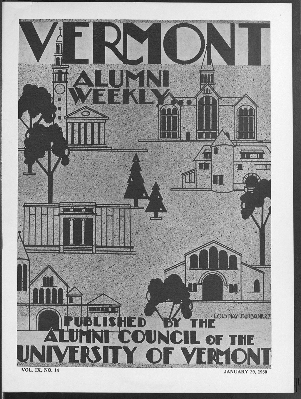 Miniature of Vermont Alumni Weekly vol. 09 no. 14