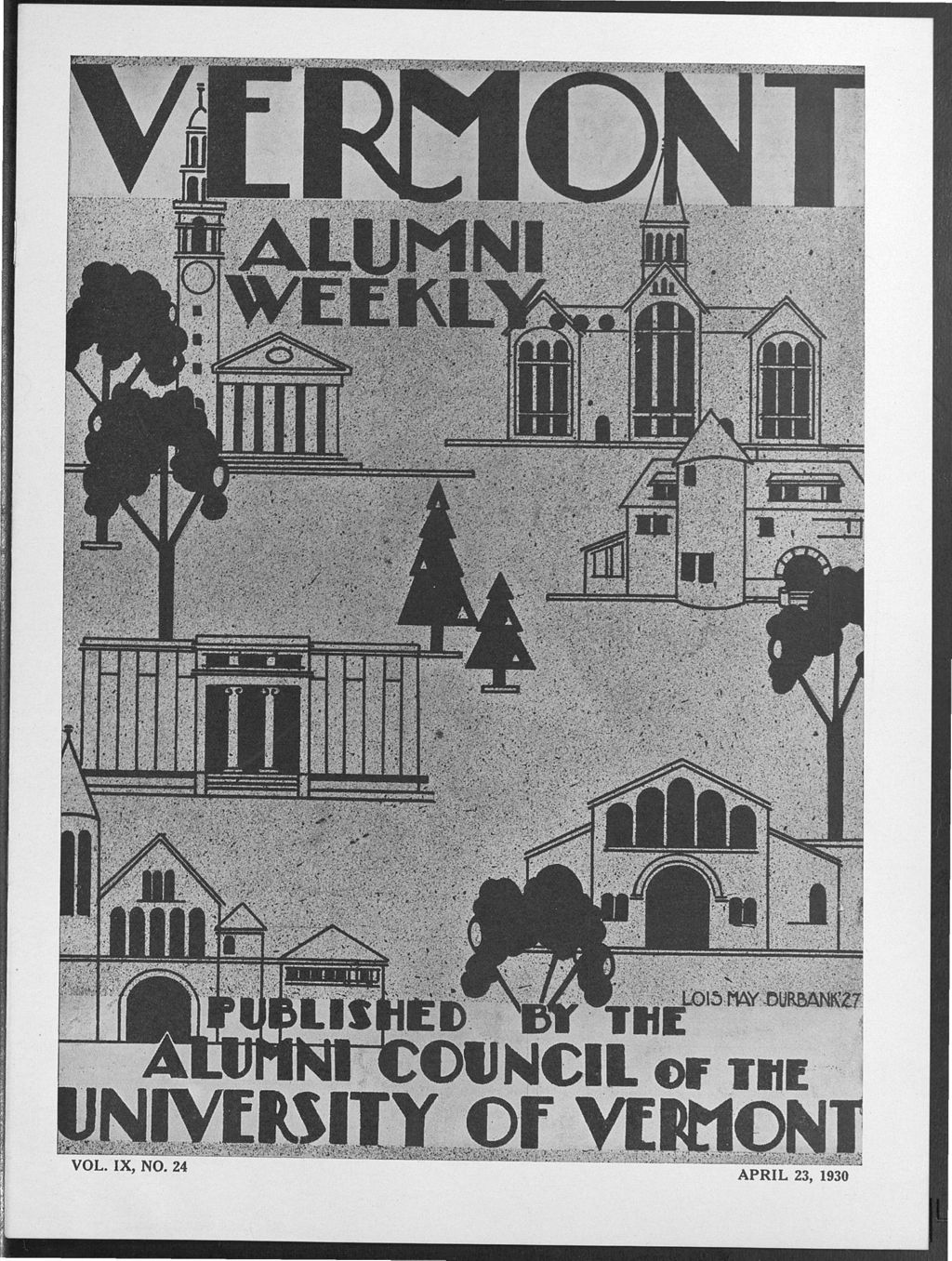 Miniature of Vermont Alumni Weekly vol. 09 no. 24