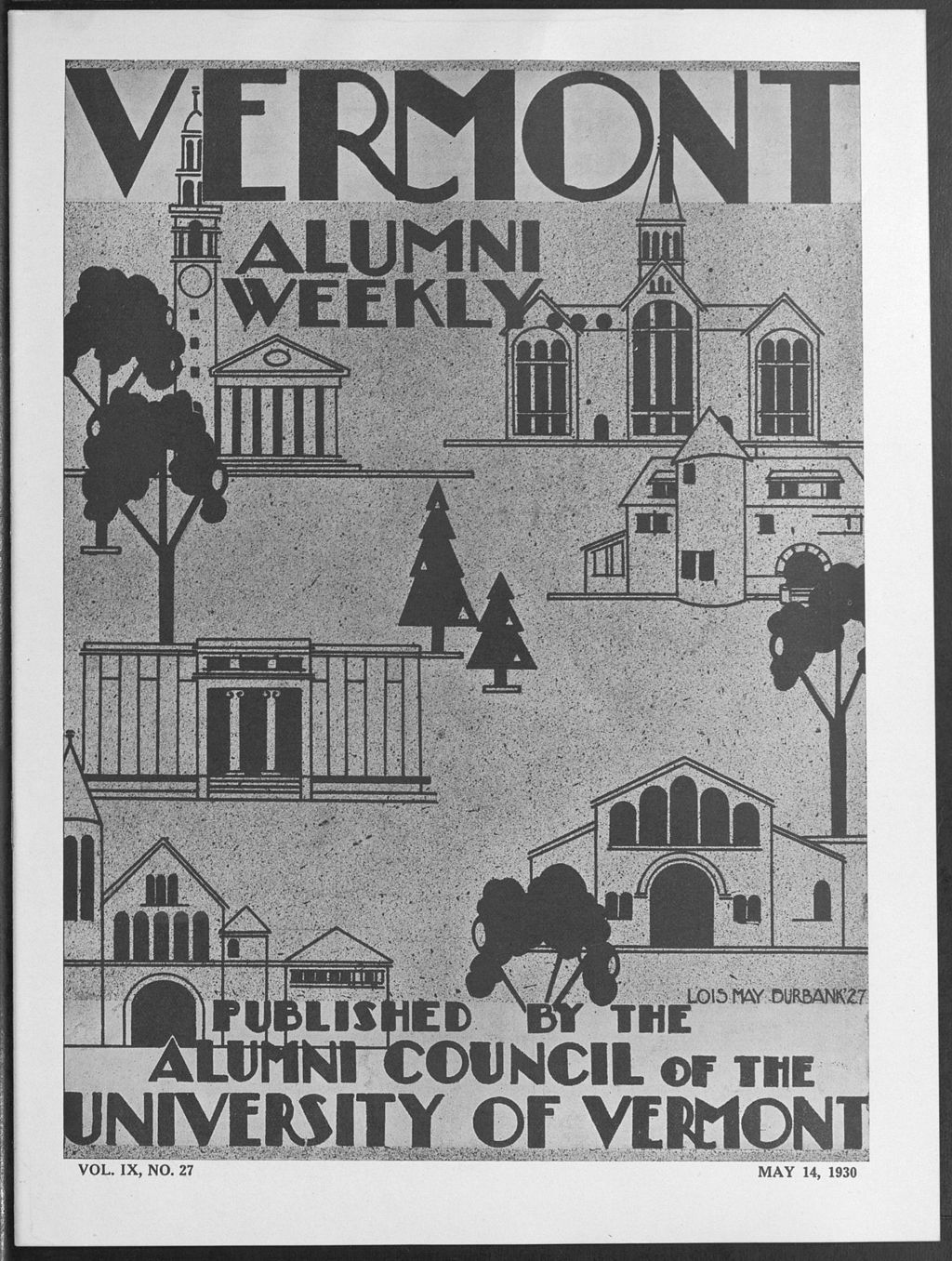 Miniature of Vermont Alumni Weekly vol. 09 no. 27