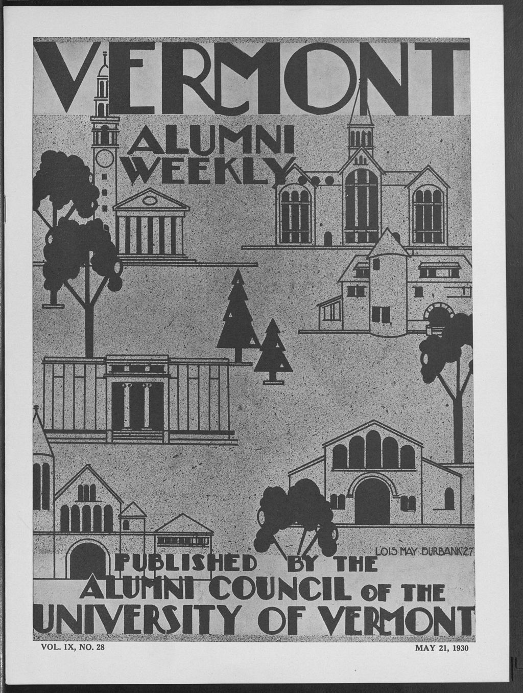 Miniature of Vermont Alumni Weekly vol. 09 no. 28