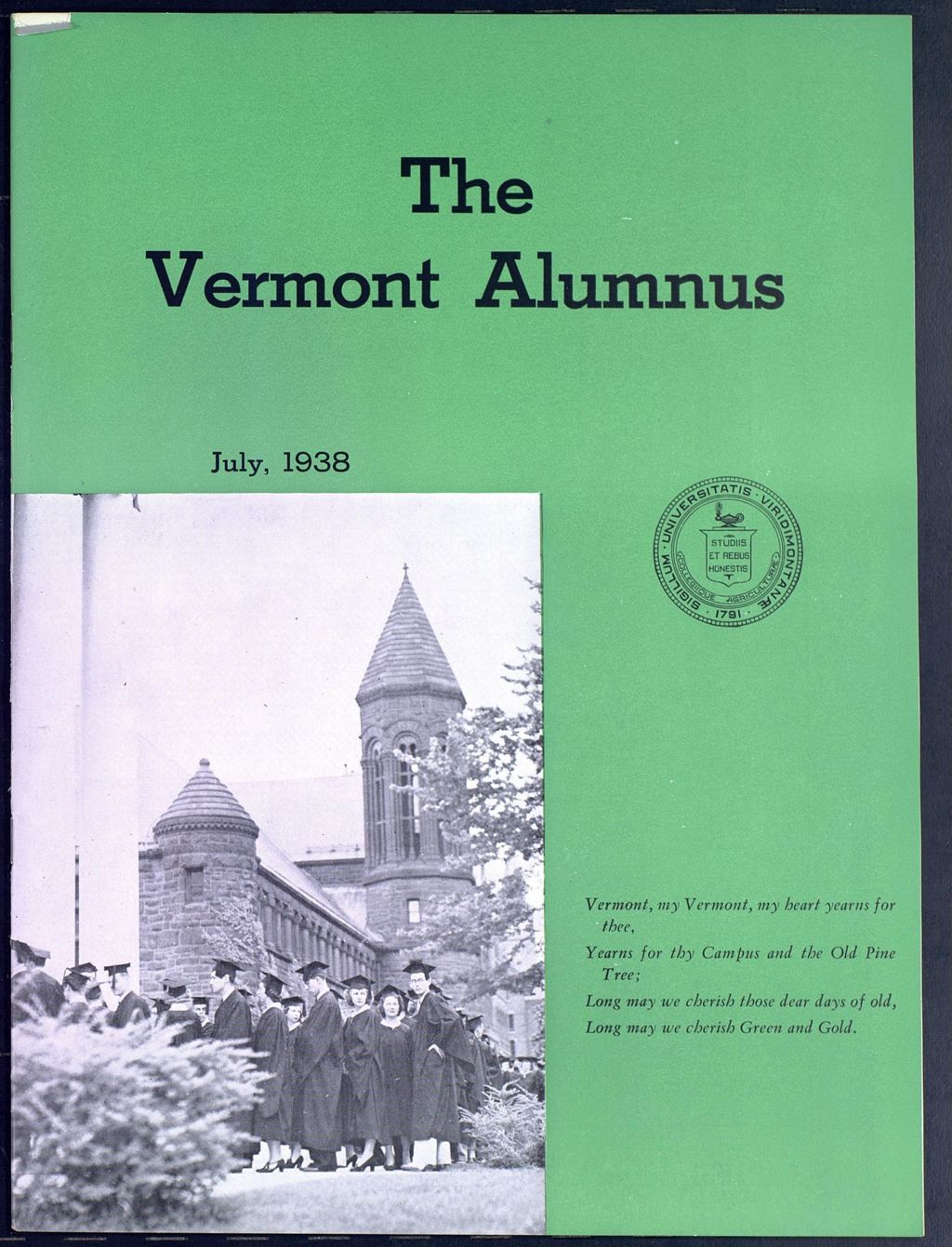 Miniature of Vermont Alumnus vol. 17 no. 10