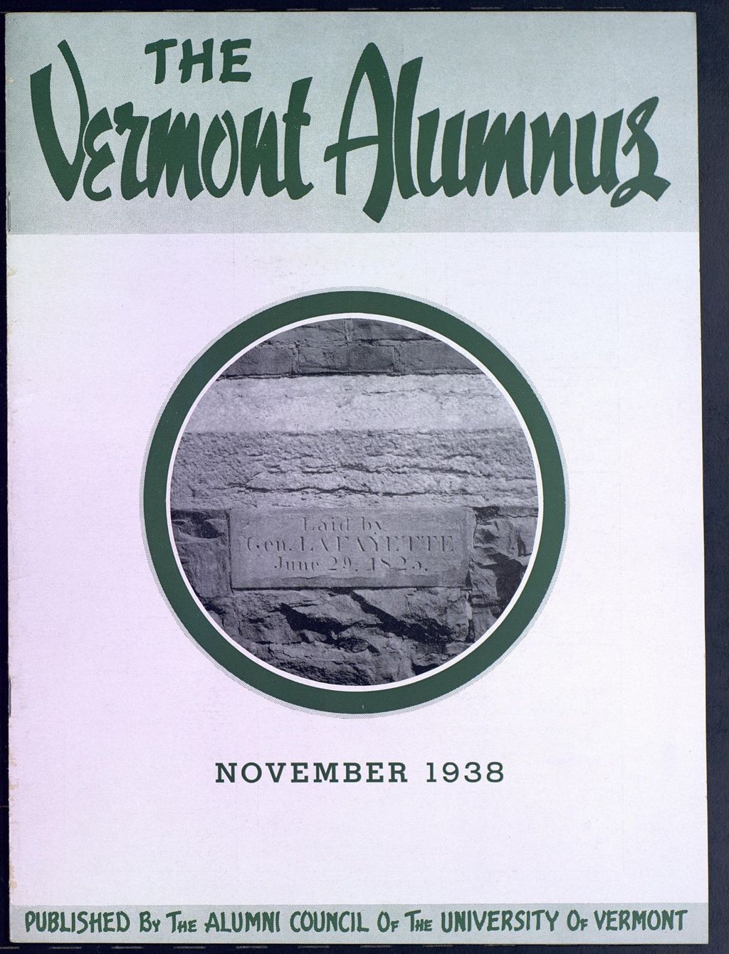 Miniature of Vermont Alumnus vol. 18 no. 02